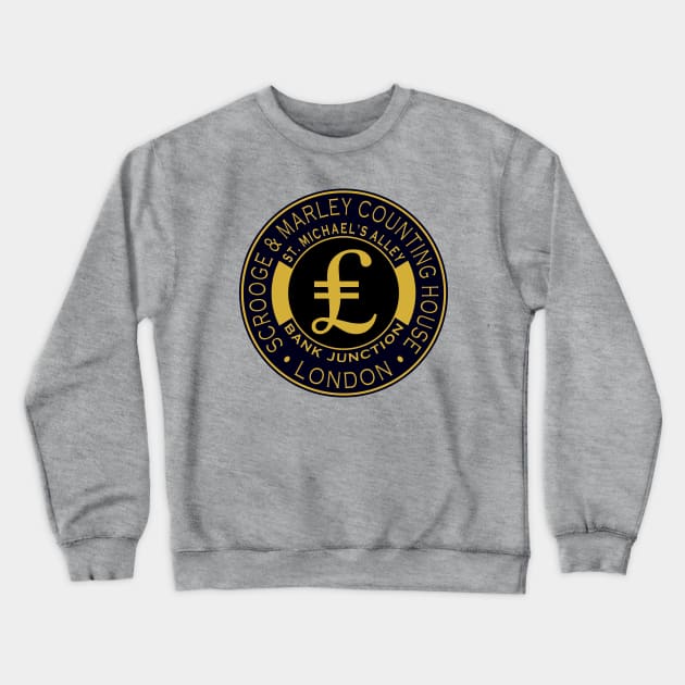 Scrooge and Marley Counting House Crewneck Sweatshirt by Lyvershop